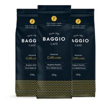 3 pacotes de Café Baggio Premium 250g
