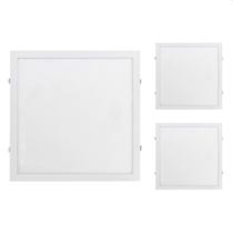 3 Painel de Led Save Energy Quadrado de Embutir 45W Bivolt Branco 3000K Luz Amarela 3 Painel de Led Save Energy Quadrado de Embutir 45W Bivolt Branco 3000K Luz Amarela