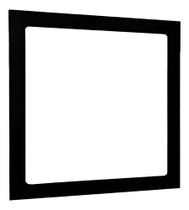 3 Painel Plafon Embutir Led Slim 20x20 18w Quadrado - Preto