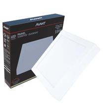 3 Painel Plafon Led Quadrado Sobrepor 18w Neutro 4000k
