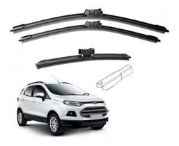 3 Palhetas Limpador Parabrisa Ecosport 2013 2014 2015 2016 3 Palhetas Limpador Parabrisa Ecosport 2013 2014 2015 2016