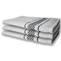 3 Panos De Prato Atoalhado Felpudo 370g/m² Premium Preto 3 Panos De Prato Atoalhado Felpudo 370g/m² Premium Preto