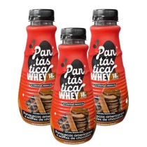 3 Pantástica Whey Protein Chocolate 100G Mistura De Panqueca