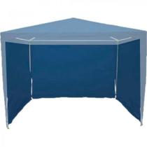 3 Paredes Fantasy Azul Compativel para Gazebo 3m X 3m Base e Topo - Nautika