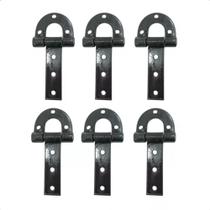 3 Pares 2 Dobradiça Porteira 170mm N-1 Aço Carbono Resistent