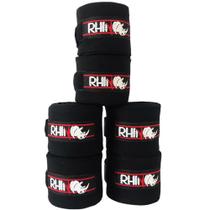 3 Pares de Bandagem Elástica RHINO by Spank - 3m - Preta 3 Pares de Bandagem Elástica RHINO by Spank - 3m - Preta