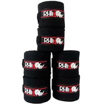 3 Pares de Bandagem Elástica RHINO by Spank - 3m - Preta 3 Pares de Bandagem Elástica RHINO by Spank - 3m - Preta