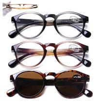 3 Pares de Lentes de Lectura Bifocales AQWANO para Computadora con Filtro de Luz Azul