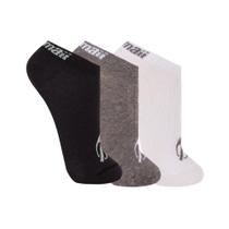 3 Pares De Meias Cano Curto Mormaii Masculina Básica Lisa