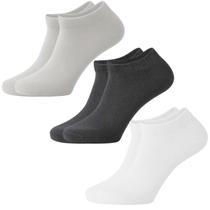 3 Pares de Meias Cano Curto Soquete Unisex Tamanho 38-44 3 Pares de Meias Cano Curto Soquete Unisex Tamanho 38-44