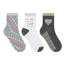 3 Pares de Meias Femininas Sortidas