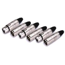 3 Pares de Plug XLR Cabo Linha Santo Angelo 3 Pares de Plug XLR Cabo Linha Santo Angelo
