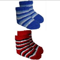 3 Pares Meia Felpuda Infantil Masculina N 17 a 32 Atoalhada meias termica frio inverno neve