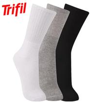 3 Pares Meias Esportivas Trifil 6313 Cano Longo Algodão Punho Soft uso dia a dia