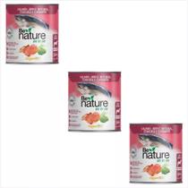 3 Patê Ração Úmida Be Nature Cães Sênior Sabor Salmão 3 Patê Ração Úmida Be Nature Cães Sênior Sabor Salmão