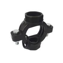 3 Pç Colar de Tomada 50mm X 1" c/ Derivação Dupla Rosca Fêmea C/ 2 Parafusos Resistência