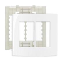 3 pç placa 4 x 4 6 modulos c/ suporte modelo sleek margirius