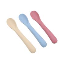 3 pçs bebê silicone colher macia gadgets alimentação bebe itens do bebê comida pequena colher 3 pçs bebê silicone colher macia gadgets alimentação bebe itens do bebê comida pequena colher