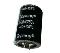 3 PÇS CAPACITOR ELETROLITICO 1500X250V - 1500UF X 250V 105º 3 PÇS CAPACITOR ELETROLITICO 1500X250V - 1500UF X 250V 105º