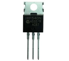 3 pçs transistor irf540 - irf 540n - mosfet npn 100v 33a - to220 3 pçs transistor irf540 - irf 540n - mosfet npn 100v 33a - to220