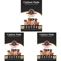 3 Pct Tapete Higiênico Maxxi Pet Carbon 80x60cm - 90 Tapetes