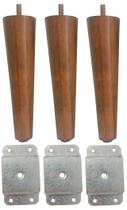 3 Pe palito 10cm Marrom Claro Chapa Reta 3 Pe palito 10cm Marrom Claro Chapa Reta