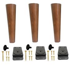 3 Pe Palito 15cm Marrom Claro Chapa Inclinada Pvc Parafusos 3 Pe Palito 15cm Marrom Claro Chapa Inclinada Pvc Parafusos