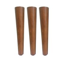 3 Pe Palito 30cm Marrom Claro Sem Parafuso Central 3 Pe Palito 30cm Marrom Claro Sem Parafuso Central