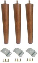 3 Pe Palito 40cm Marrom Claro Chapa Reta + Parafuso 3 Pe Palito 40cm Marrom Claro Chapa Reta + Parafuso