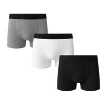 3 Peças Cueca Sortida C5 Boxer De Algodão 3 Peças Cueca Sortida C5 Boxer De Algodão