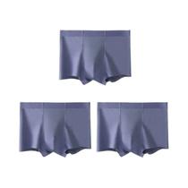 3 peças cuecas masculinas de algodão puro shorts masculinos