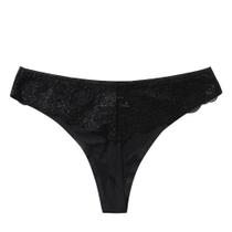 3 peças de calcinha feminina sexy de renda alta elástica calcinha de seda gelada cueca