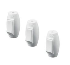 3 Peças Interruptor Pera Meios Fio Abajur Lustre Ilumi Br 3 Peças Interruptor Pera Meios Fio Abajur Lustre Ilumi Br