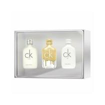 3 Peças Mini Gift Set Unissex com CK One - Eau de Toilette, Body Wash e Loção Corporal