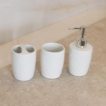 3 Peças para Banheiro Wolff Branco