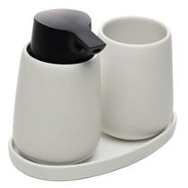 3 Peças para Banheiro Wolff Oca de Cerâmica Branco