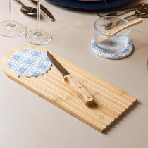 3 Peças para Servir Mosaico 32,5cm x 13,5cm x 1cm Bambu 3 Peças para Servir Mosaico 32,5cm x 13,5cm x 1cm Bambu