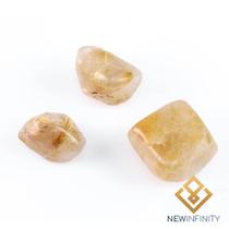 3 pedras de Quartzo Rutilado Rolado Cristal Natural 2cm Sucesso e Prosperidade 3 pedras de Quartzo Rutilado Rolado Cristal Natural 2cm Sucesso e Prosperidade