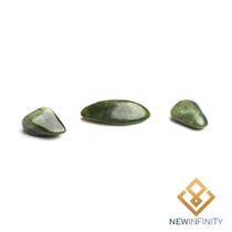 3 pedras Roladas de Jade Nefrita Jadeíta Rolada Cristal Natural 2cm serenidade e tranquilidade