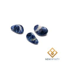 3 pedras Roladas de Sodalita Rolada Cristal Natural 2cm Intuição e Proteção 3 pedras Roladas de Sodalita Rolada Cristal Natural 2cm Intuição e Proteção