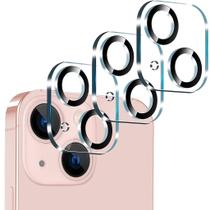 3 Películas Vidro 3d Lente Da Câmera Traseira Compativel com iPhone 15