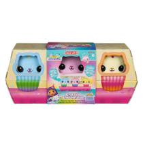 3 Pelúcias Cupcake Cakey Cat Gabby's Dollhouse - Sunny 3968