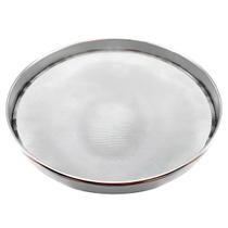 3 Peneira Aro de Aço com Tela Trançada para Fubá Tapioca 30cm