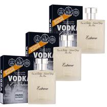 3 Perfumes Vodka Extreme Paris Elysees Mas.Revenda Original