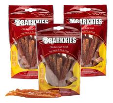 3 Petiscos Pet Barkkies Cães Chicken Soft Stick 3 Petiscos Pet Barkkies Cães Chicken Soft Stick