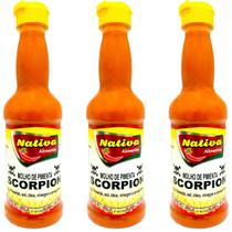 3 Pimentas Scorpion Nativa 150ml A 2ª Mais picante do Mundo 3 Pimentas Scorpion Nativa 150ml A 2ª Mais picante do Mundo
