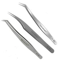 3 Pinça Nagaraku Para Extensão De Cílios N-01 N-02 - N-03