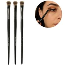 3 Pinceis de Maquiagem P/ Sombras Hello Mini Profissional