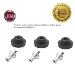 3 Pino E 3 Coxim Base Fixação Caixa De Ar Fiat Toro 2016/... - Idea 2011/2015 - Bravo 2011/2016