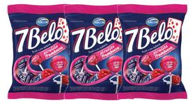 3 Pirulito Framboesa 7 Belo Arcor 50 Unidades Pacote 500g